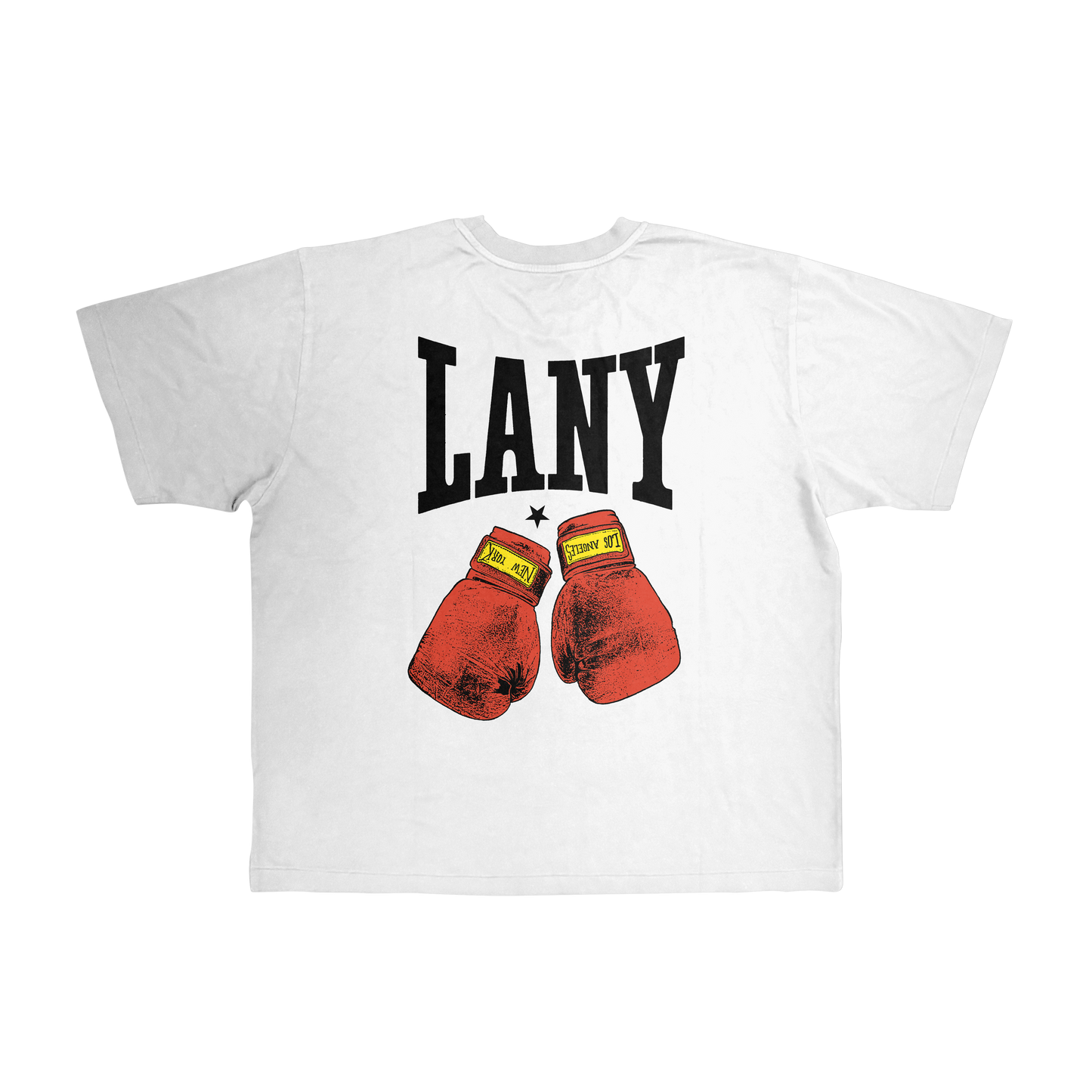 LANY BOXING GLOVES T-SHIRT (WHITE)