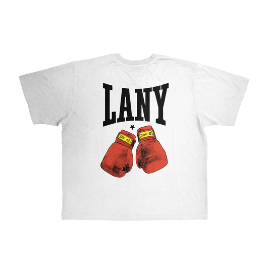 LANY BOXING GLOVES T-SHIRT (WHITE)