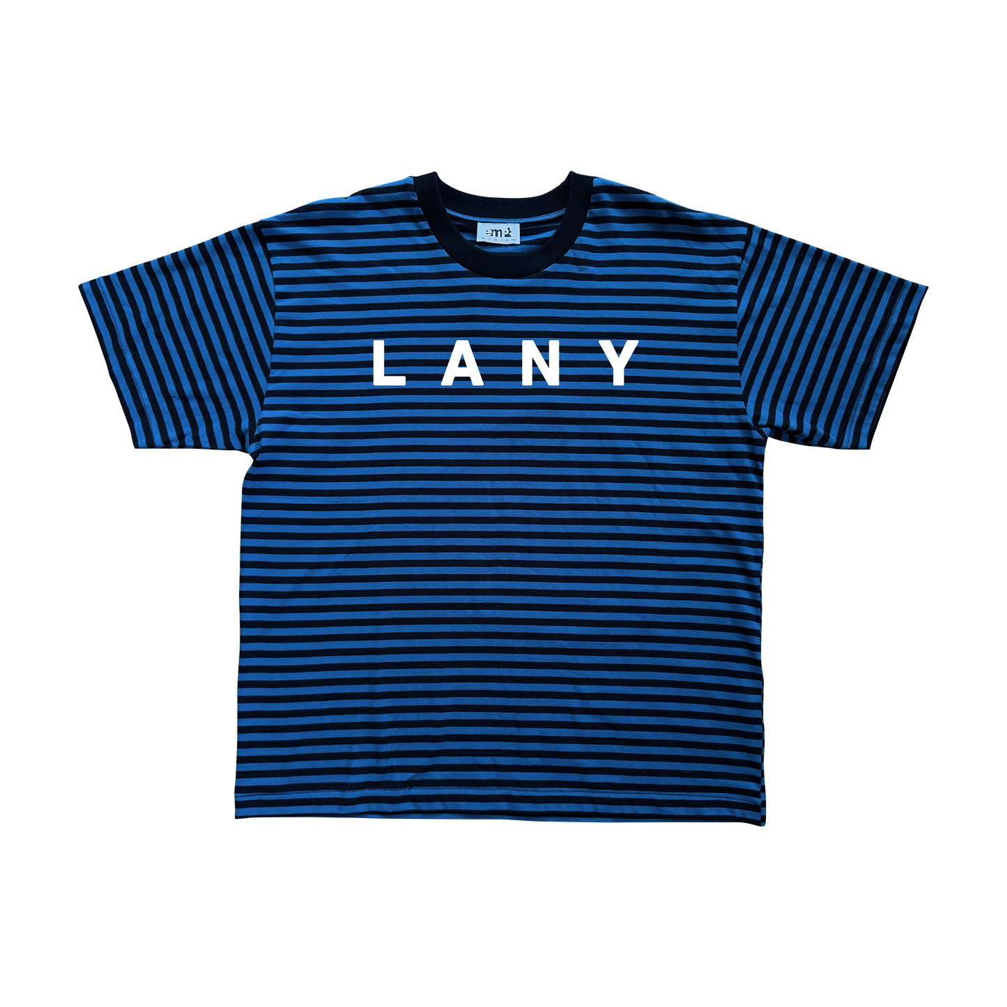 Black & Blue Striped LANY t-shirt