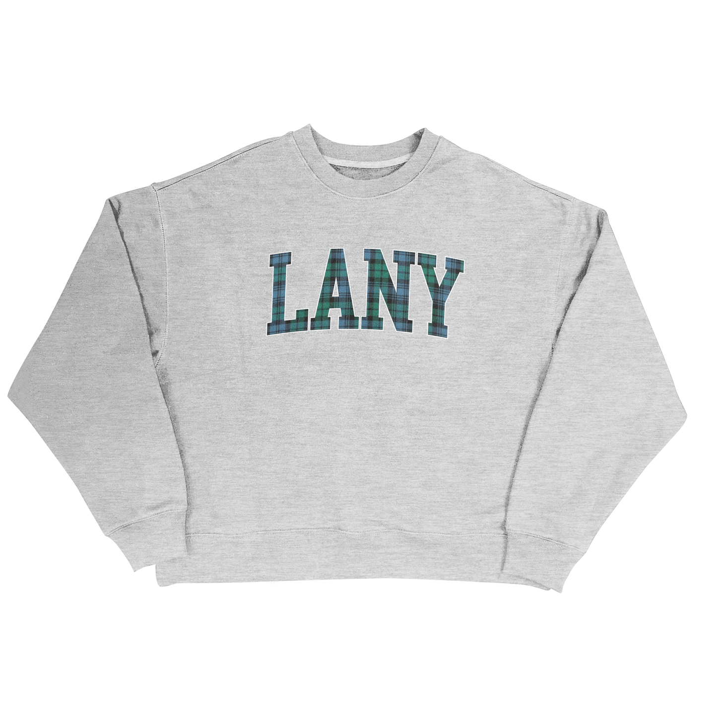 LANY Varsity Plaid Crewneck