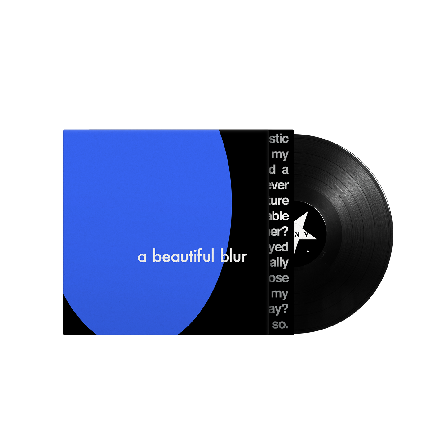 "a beautiful blur" Vinyl