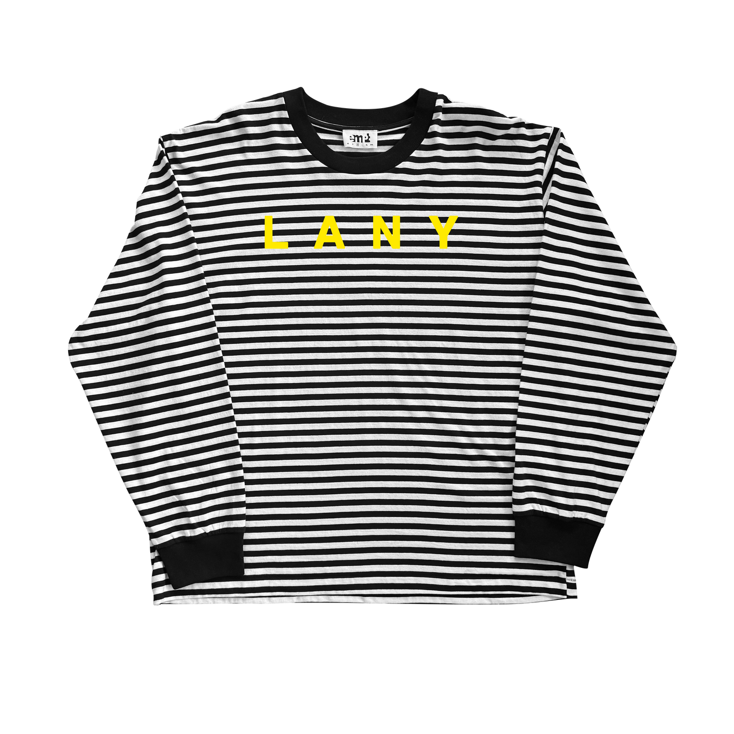 B&W Striped LANY long-sleeve