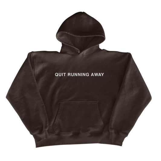 “QUIT” ROSE HOODIE
