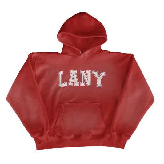 LANY VARSITY HOODIE (RED)