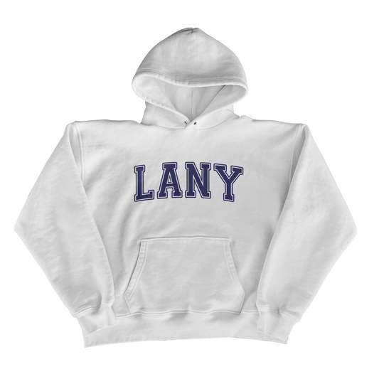 LANY VARSITY HOODIE (WHITE)