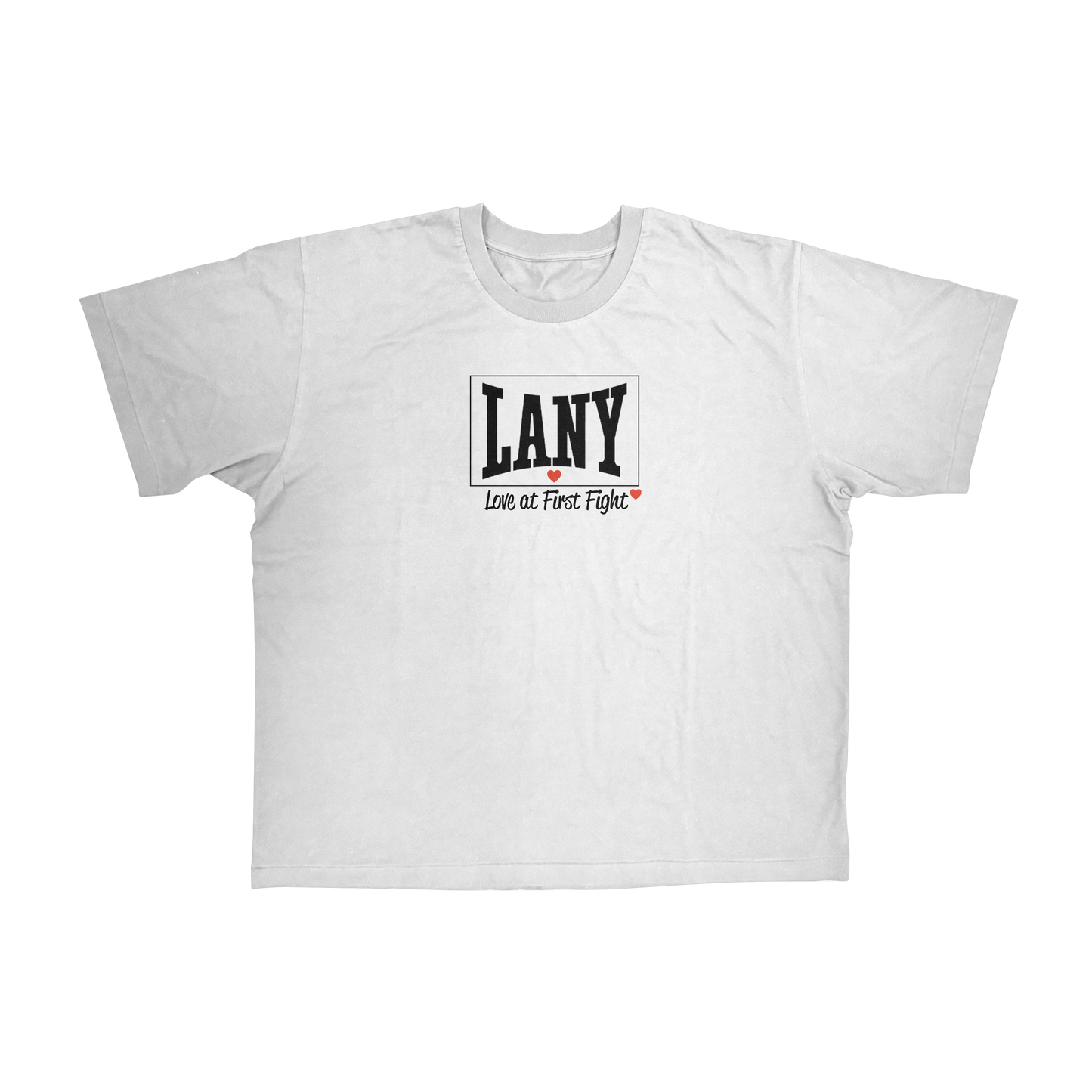 LANY BOXING GLOVES T-SHIRT (WHITE)