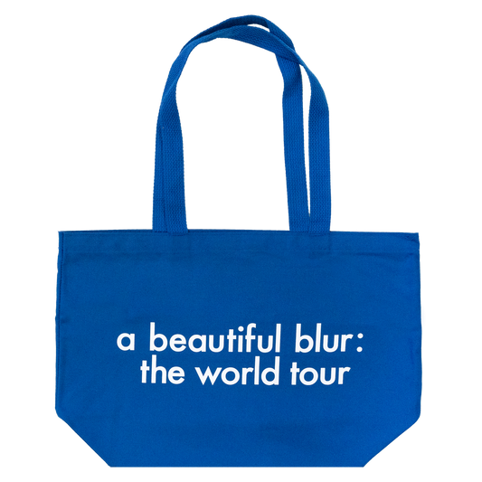 a Beautiful Blur: the world tour tote bag