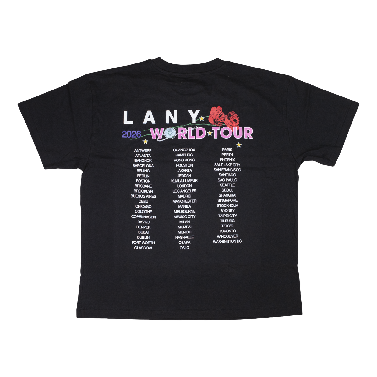 "Soft World Tour" T-Shirt (Black)