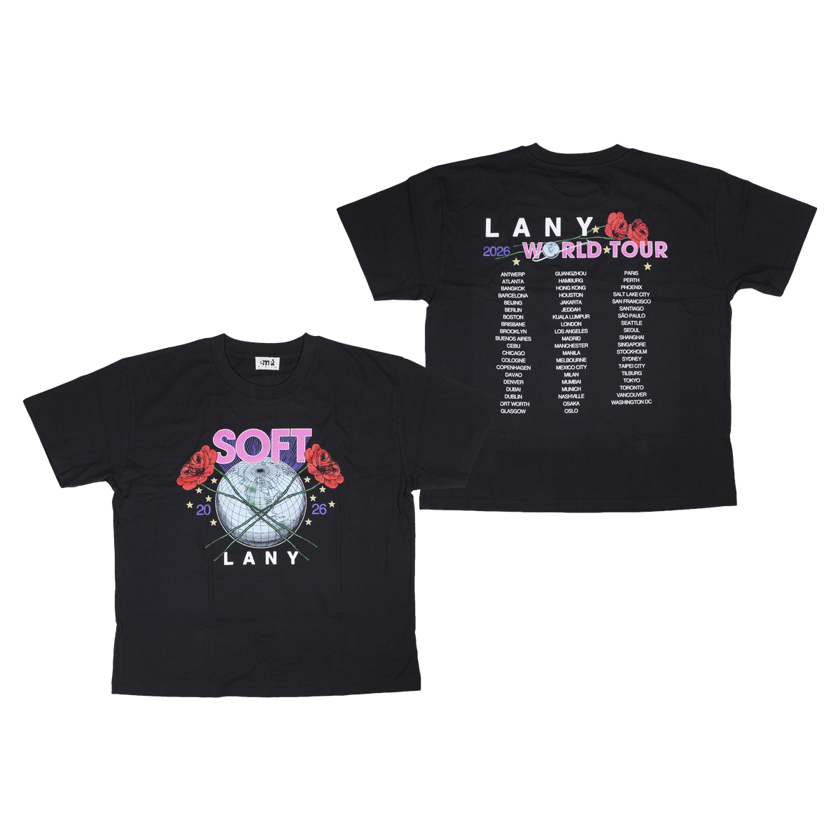 "Soft World Tour" T-Shirt (Black)