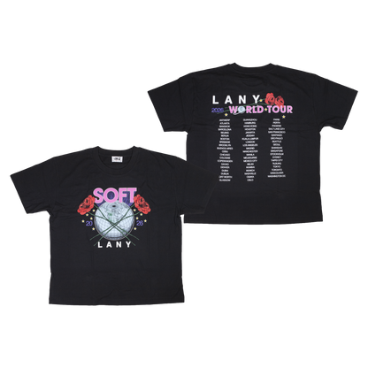 "Soft World Tour" T-Shirt (Black)