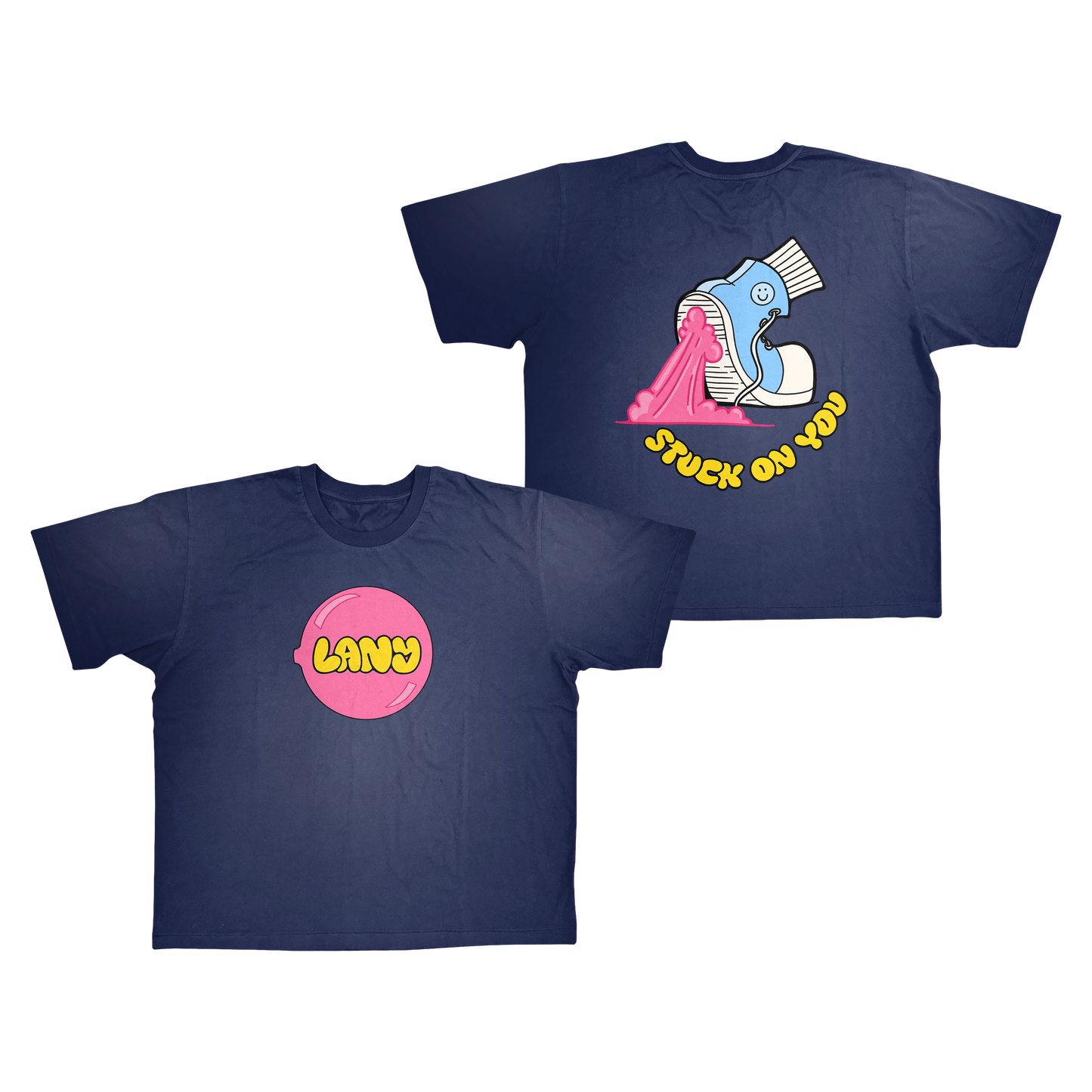 "Stuck on You" T-shirt (Washed Navy)