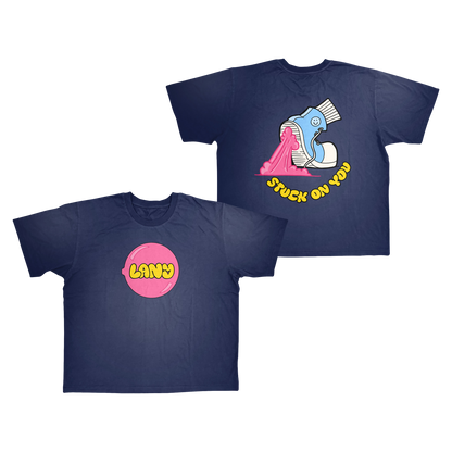 "Stuck on You" T-shirt (Washed Navy)