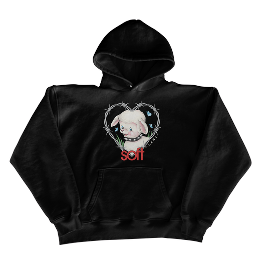 barbed wire lamb hoodie