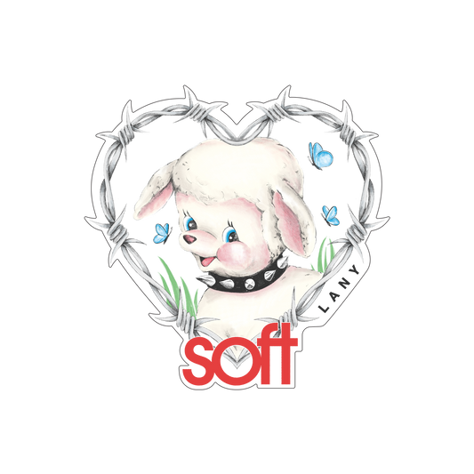barbed wire lamb sticker
